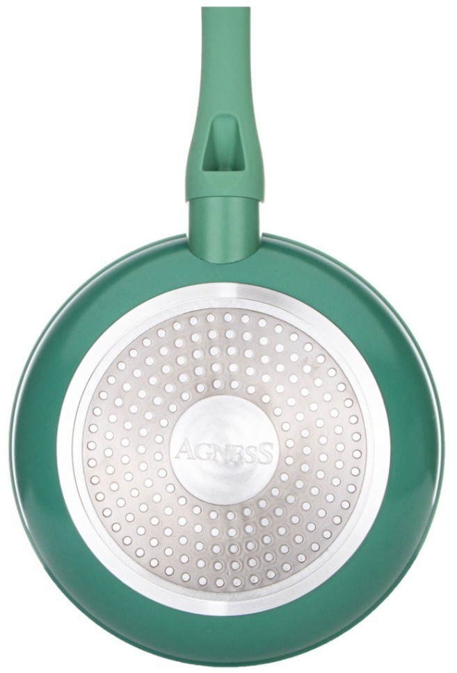 Сковорода agness с антипригарным покрытием "smoky", 24х4,8см (932-508)