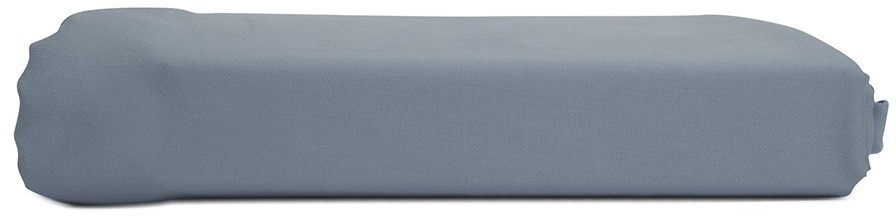 Простыня из сатина джинсово-синего цвета с брашинг-эффектом из коллекции essential, 240х270 см (76099)