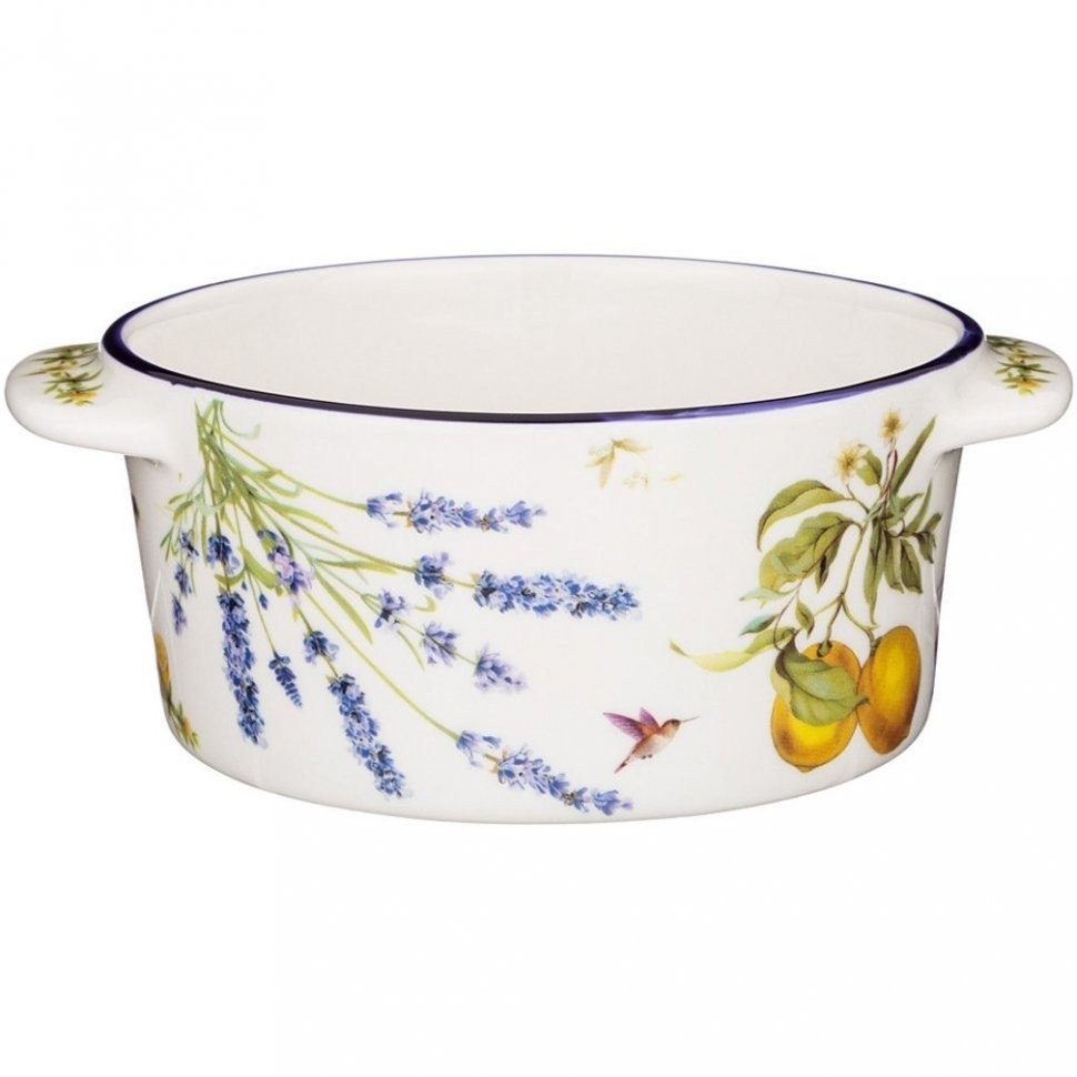 Блюдо для запекания lefard "прованс лимоны" 13,5*11*5,5 см Lefard (104-843)