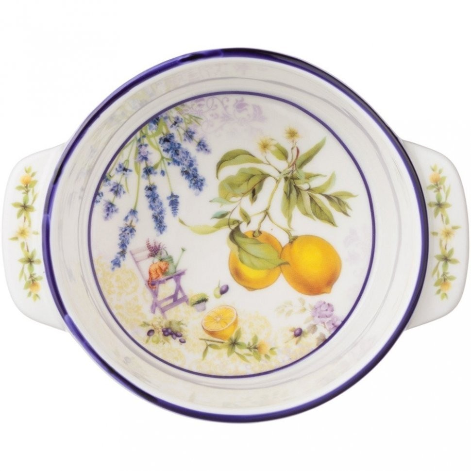 Блюдо для запекания lefard "прованс лимоны" 13,5*11*5,5 см Lefard (104-843)