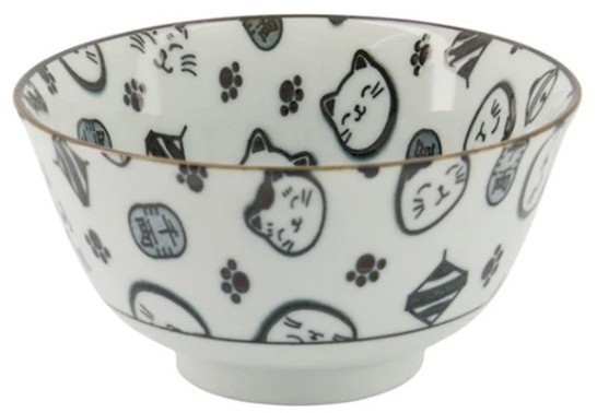 Чаша 16122, 12,7 см, фарфор, black/white, TOKYO DESIGN