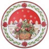 Тарелка для оформления новогодней сервировки"рождественская сказка" диаметр=40 см Lefard (106-528)