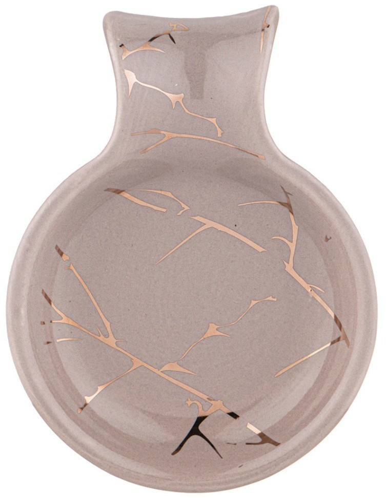 Подставка под ложку коллекция "золотой мрамор" 15,5*11,7*2,6см Lefard (155-712)