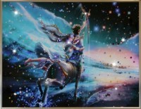 Картина Стрелец Кагая с кристаллами Swarovski (1149)