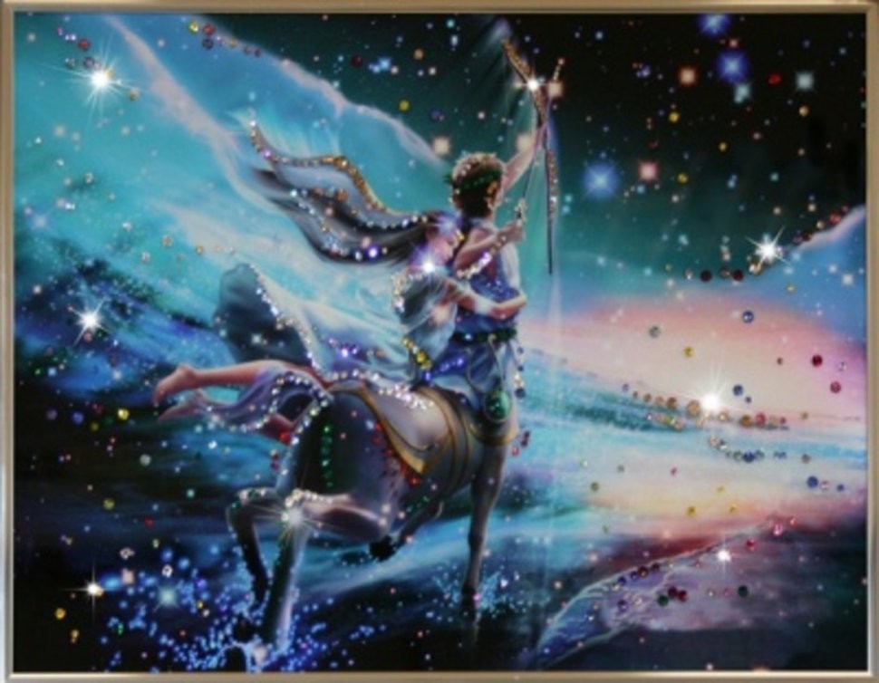 Картина Стрелец Кагая с кристаллами Swarovski (1149)