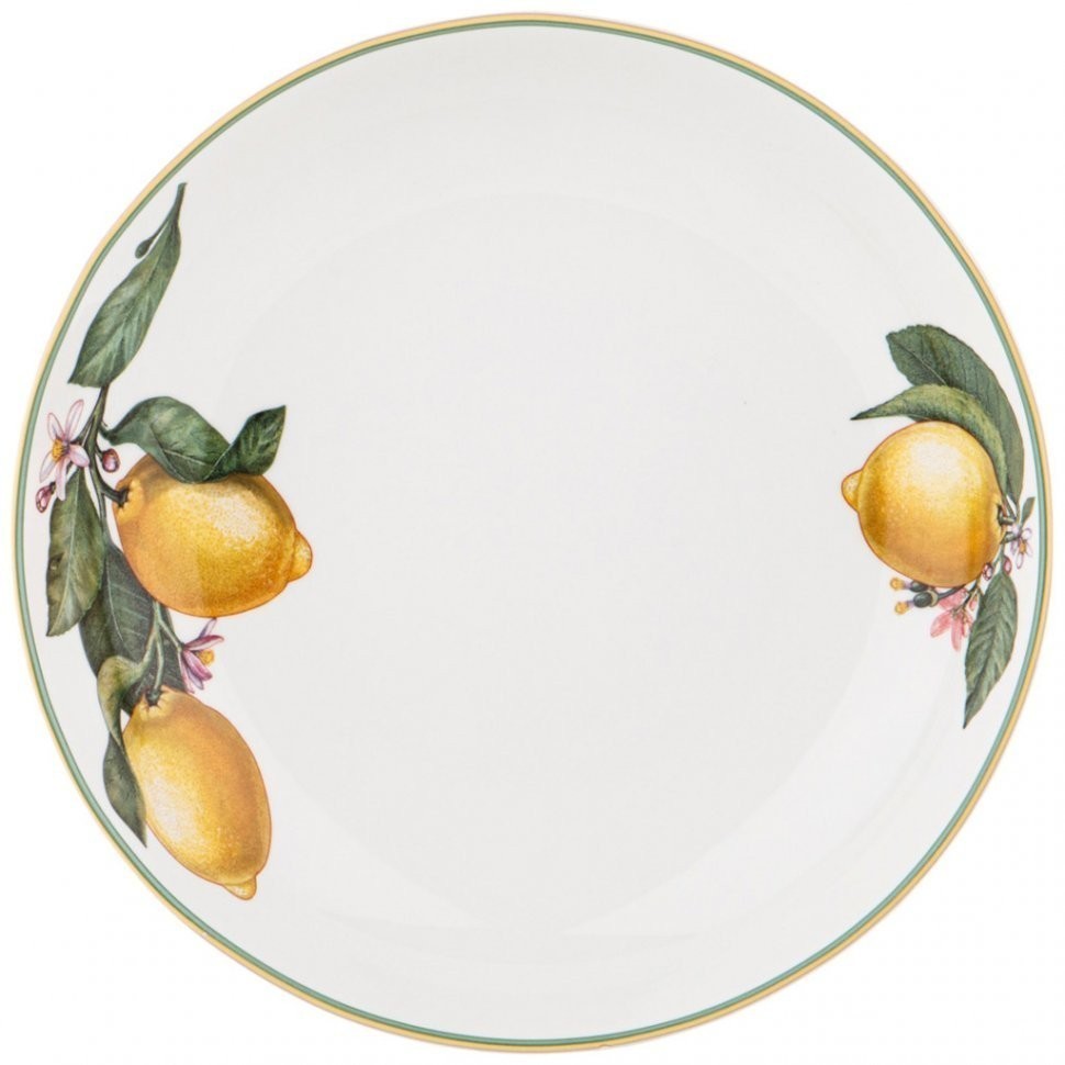 Ваза на ножке lefard  "лимоны" 20,5 см (86-2472)