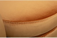 Кресло Napoli вращающееся, вельвет принт Velv ORANG+Latt ORANG 76*76*76см (TT-00011023)