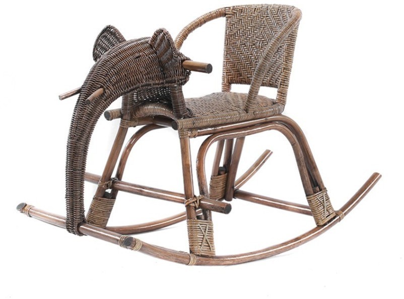 Детский стул TMDElef, Ротанг, Brown, ROOMERS FURNITURE