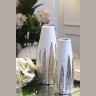 Ваза белая с декором d12,5*33см (TT-00004952)