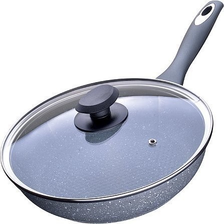 Сковорода мраморн.крошка 24см с крыш МВ (23571)