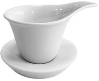 Чайная пара 13012C, фарфор, white, Cookplay