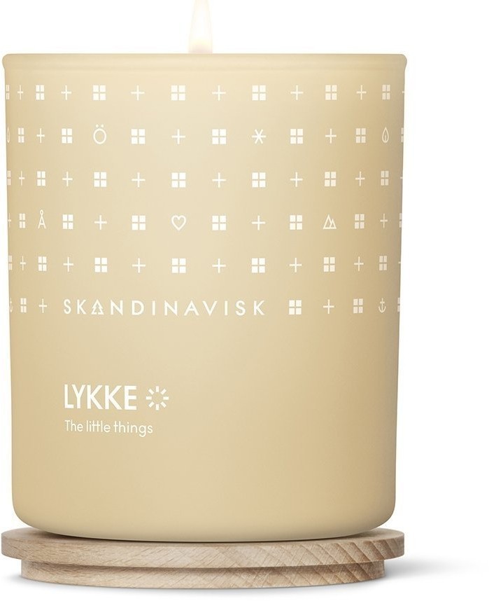Свеча ароматическая lykke с крышкой, 200 г (новая) (70374)