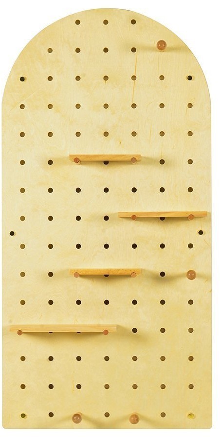 Пегборд shely, 60х120 см, светлое дерево (74816)