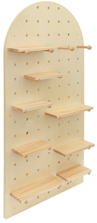 Пегборд shely, 60х120 см, светлое дерево (74816)