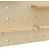 Пегборд shely, 60х120 см, светлое дерево (74816)