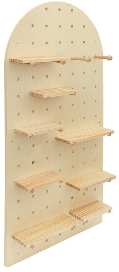 Пегборд shely, 60х120 см, светлое дерево (74816)