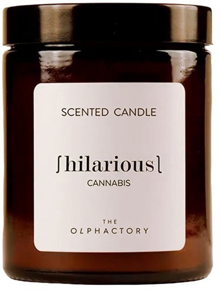 Свеча ароматическая the olphactory, hilarious, cannabis, 30 ч (78035)