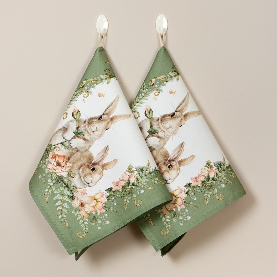 Набор  полотенец из 2-х шт "sense" 40х60см, 100% хлопок, белый твил SANTALINO (850-753-62)