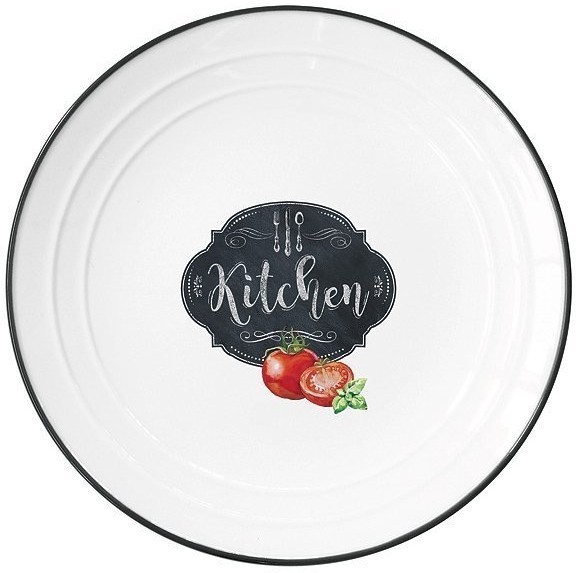 Тарелка закусочная Кухня в стиле Ретро, 21,5 см - EL-R1623/KIBK Easy Life