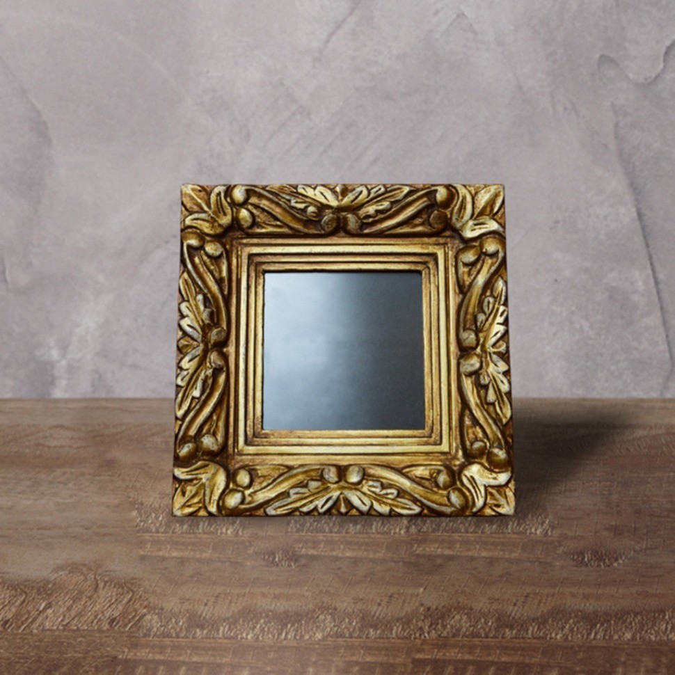 Фоторамка SU-520, Массив манго, стекло, Metalic gold, ROOMERS FURNITURE