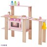 Деревянная кухня-трансформер для девочек "Ванильный смузи" с 16 аксессуарами (PK115-02)