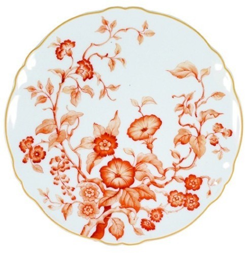 Тарелка LFLO032AC001160, фарфор, white, orange, LE COQ