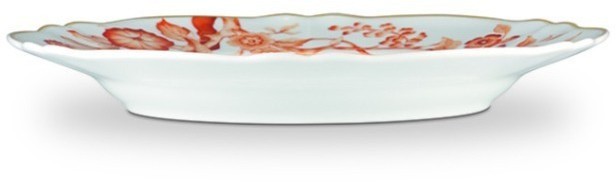 Тарелка LFLO032AC001160, фарфор, white, orange, LE COQ