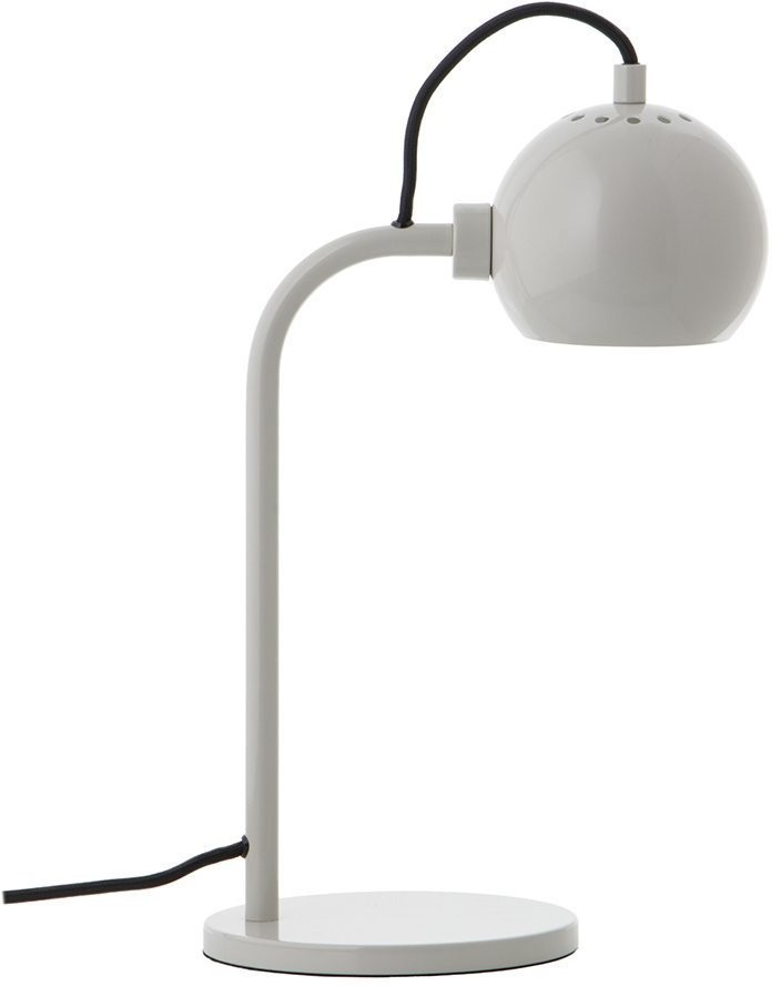Лампа настольная ball, 24х34 см, светло-серая глянцевая (72999)