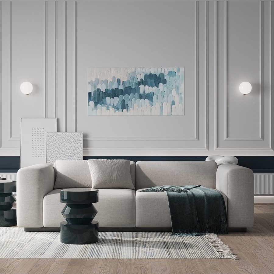 Панно декоративное с ручной росписью by feel, 120х80 см (76484)