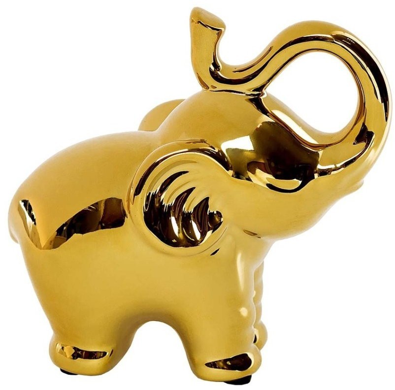 Статуэтка "Слон" золотая 13.5*7*13 (00002693)