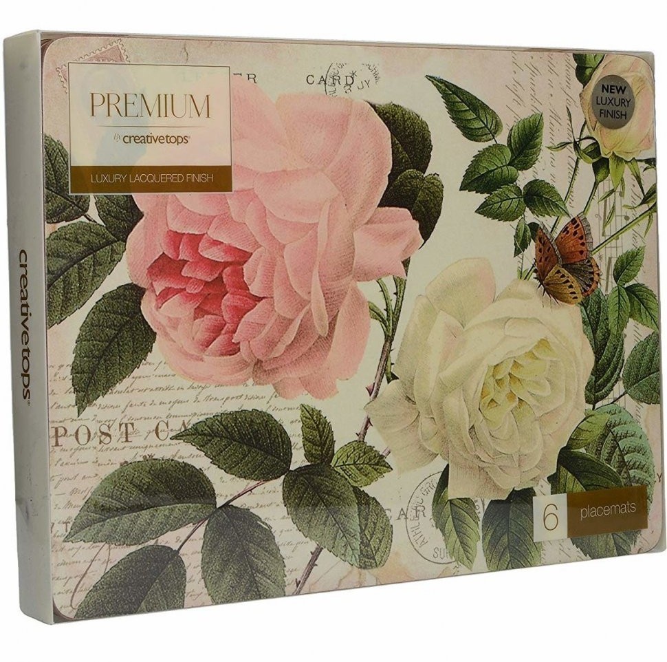 Creative Tops Набор из 6 подставок Rose Garden 23x30 5176447