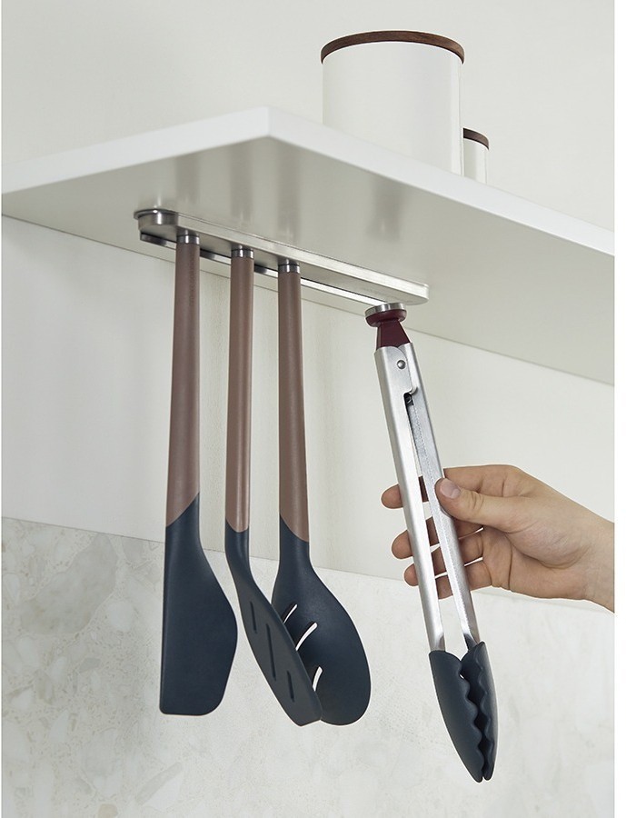 Щипцы кухонные smartchef, 33,5 см, серо-бордовые (76657)