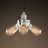 Светильник Делюкс Трипл DTL9119, металл, chrom finish, RESTORATION HARDWARE