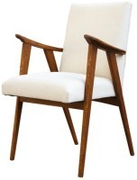 Полукресло Тайлер SE-20012-OAK/FB-192, каркас массив дуба, обивка лен, natural oak/beige, ROOMERS FURNITURE