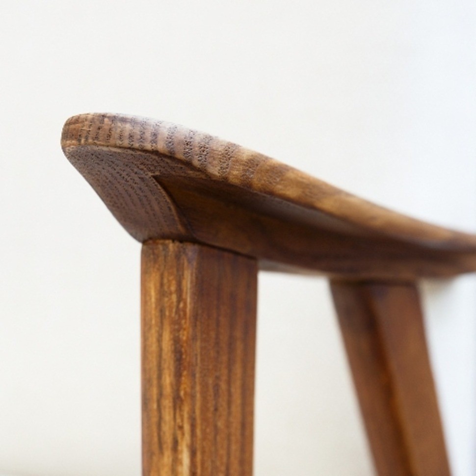 Полукресло Тайлер SE-20012-OAK/FB-192, каркас массив дуба, обивка лен, natural oak/beige, ROOMERS FURNITURE