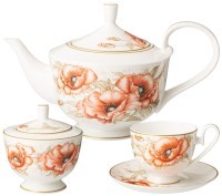 Чайный сервиз lefard &quot;antique&quot; на 6 пер. 14 пр. 1200/320/250 мл (415-2264)