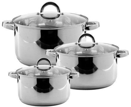 Набор кастрюль с крышками (18047-1)