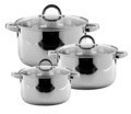 Набор кастрюль с крышками (18047-1)
