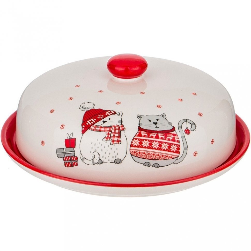 Блюдо для блинов коллекция "christmas gift" 23*10 см Lefard (230-428)