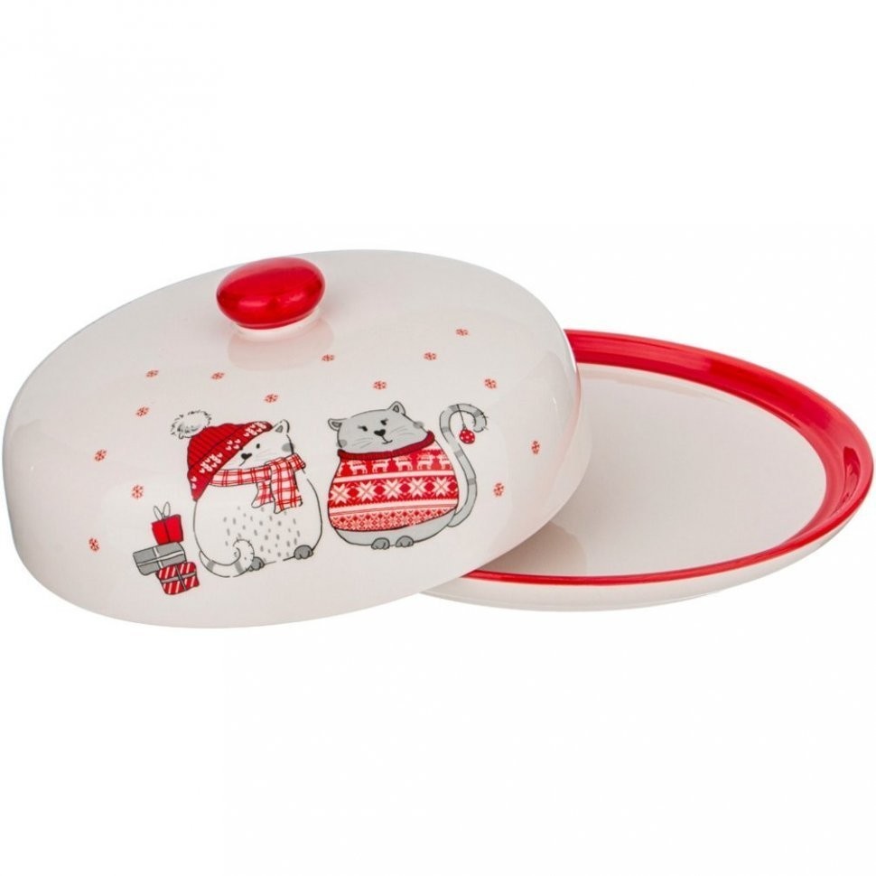 Блюдо для блинов коллекция "christmas gift" 23*10 см Lefard (230-428)