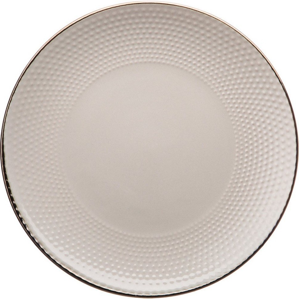 Тарелка подстановочная 24 см коллекция "ностальжи" цвет:дымчатый Lefard (191-121)