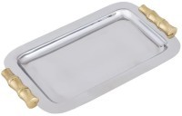 Сервировочный поднос &quot;Байкал&quot; под бамбук (латунь) VY013BBTB