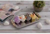 Сервировочный поднос &quot;Байкал&quot; под бамбук (латунь) VY013BBTB