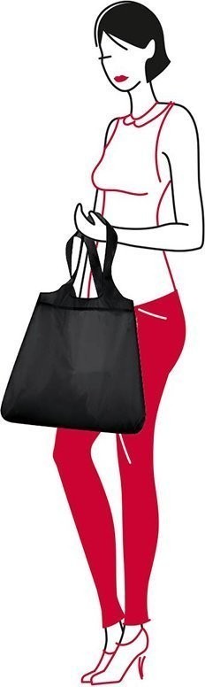 Сумка mini maxi shopper black (66092)