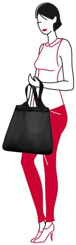 Сумка mini maxi shopper black (66092)