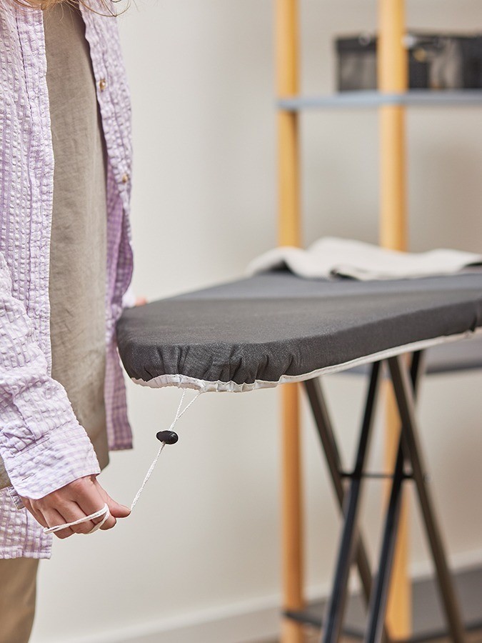 Доска гладильная напольная smart iron, 123х44 см, графит (78794)