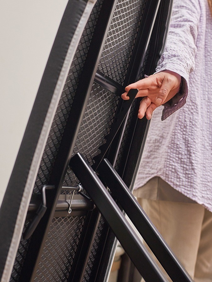 Доска гладильная напольная smart iron, 123х44 см, графит (78794)