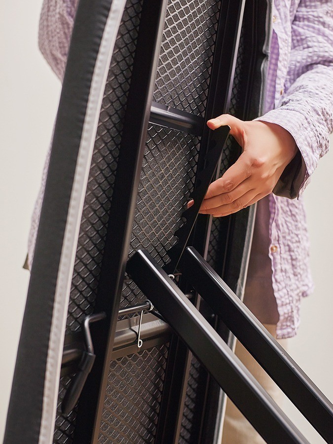 Доска гладильная напольная smart iron, 123х44 см, графит (78794)