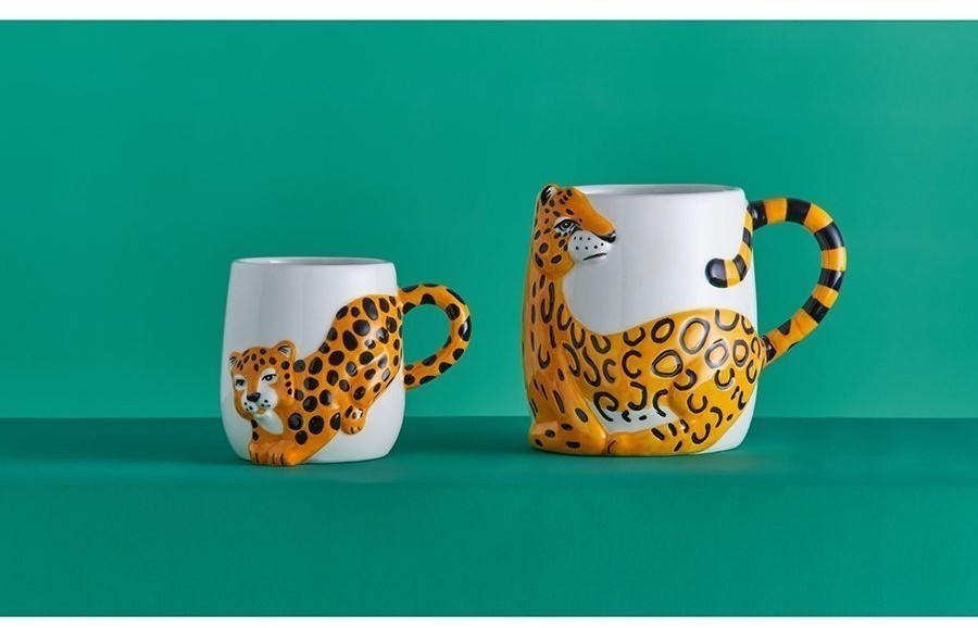 Набор из 2 кружек cheetah, 405 мл и 195 мл (72988)