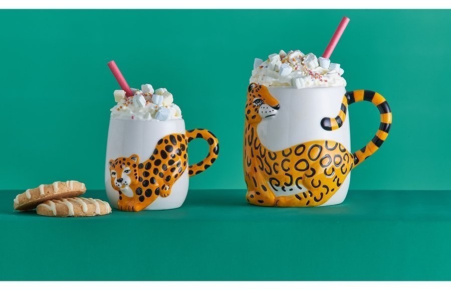 Набор из 2 кружек cheetah, 405 мл и 195 мл (72988)